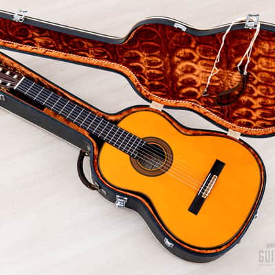 1974 Toshihiko Nakade Model 1500S Vintage Classical Guitar, Spruce + Brazilian Rosewood w/ Case image 19