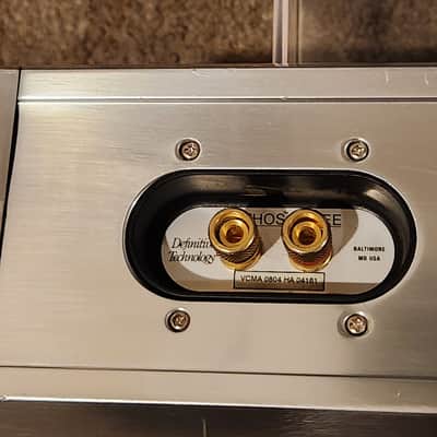 Definitive Technology Definitive Technology Mythos Three center speaker 90s  - Silver image 4