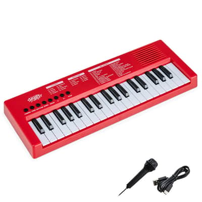 Ozici 37 Keys Kids Electronic Keyboard with Microphone, 8 Tones & 8 Rhythms Piano Toy image 11