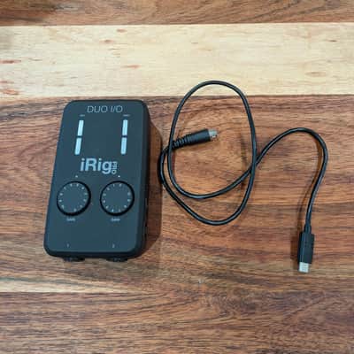 IK Multimedia iRig Pro Duo I/O 2-Channel Mobile Audio Interface 2020 - Present - Black image 1