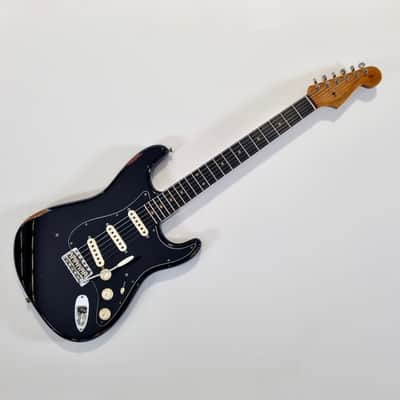 Fender Stratocaster Relic Ancho Poblano Roasted 2019 Custom Shop Limited Edition Black image 1