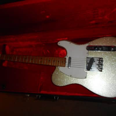 1968 Fender Telecaster Refinished in Silver Sparkle Nitro image 3