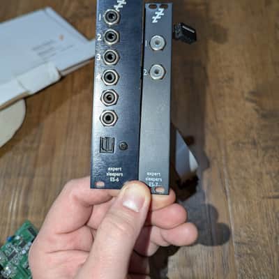 Expert Sleepers ES-6 CV / Lightpipe Interface Eurorack Synth Module 2017 - 2020 - Black image 1