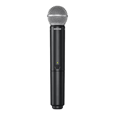 Shure BLX24/SM58 Wireless Microphone Vocal System w SM58 Microphone H9 Band image 3