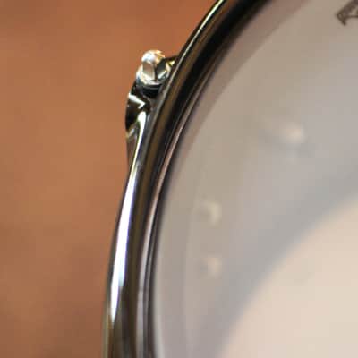 DW 6.5x14 Collector's Satin Black over Brass w/ Black Nickel Snare Drum - DRVD6514SVNBK image 6