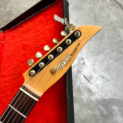 Tokai Talbo Blazing Fire 1980’s Aluminum Black beauty original vintage MIJ Japan image 7