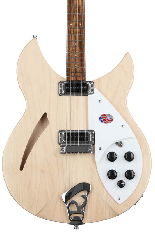 Rickenbacker 330 Thinline Semi-Hollow Electric Guitar - Mapleglo image 1