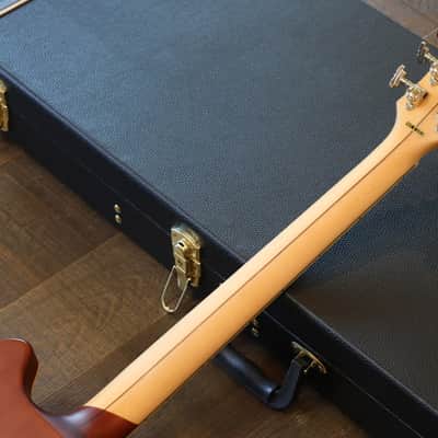 Unplayed! 2020 D’Angelico Brighton Deluxe Series Double-Cut Electric Guitar Walnut + OHSC image 13