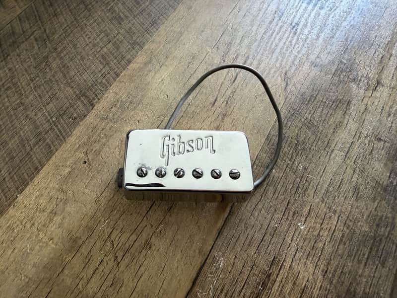 1972 Gibson Embossed Patent Number Bridge Humbucker image 1