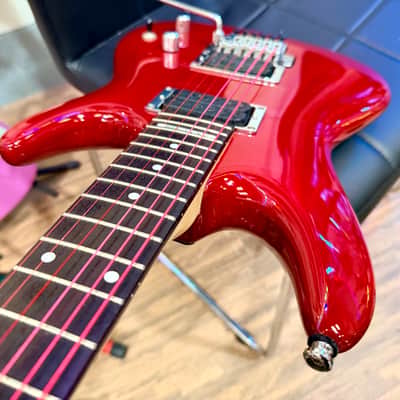 🔥2002🔥 Ibanez JS100 Joe Satriani Signature~ Korean Electric Guitar~ Red~ Floyd imagen 15