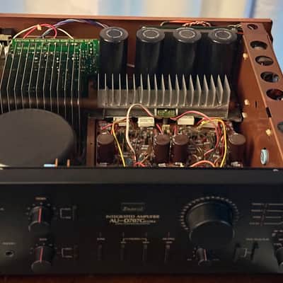 πΆβ¨ Sansui AU-D707G Extra Integrated Amplifier w/ Wood Cabinet (100V JDM) + Step-Down Transformer β Serviced, Fully Tested, Plug-and-Play image 9