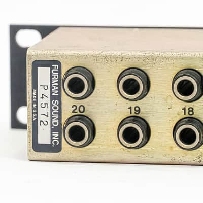 Furman PB-40 Patchbay — 40× 1/4" In/Out Rackmount image 5