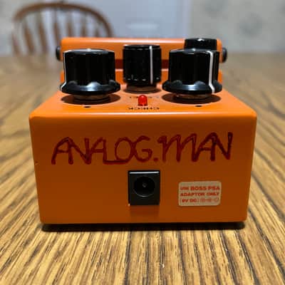 Boss DS1 with Analogman Pro/Midrange knob mods 2020 - Orange image 5