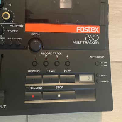 Fostex 260 multitrack cassette recorder - very good cosmetic condition, functional issues - sold for parts or repair image 7