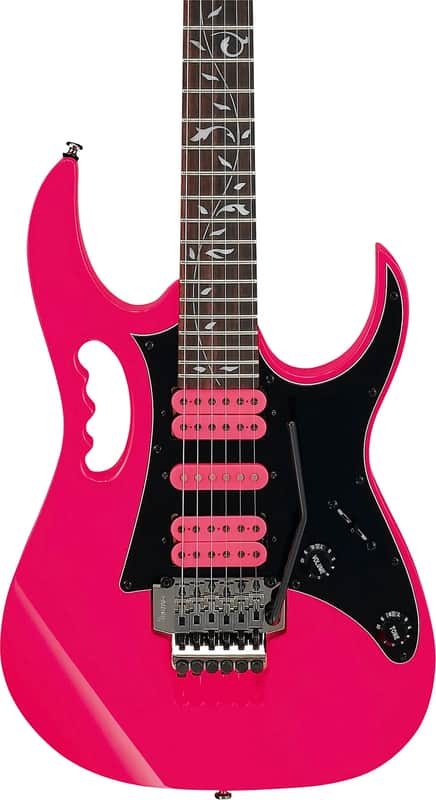 Ibanez JEMJRSP Steve Vai Signature Electric Guitar, Jatoba Fingerboard, Pink image 1