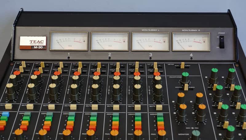 Teac Tascam Series M-30 8 Channel Vintage Analogue Mixer - 100V