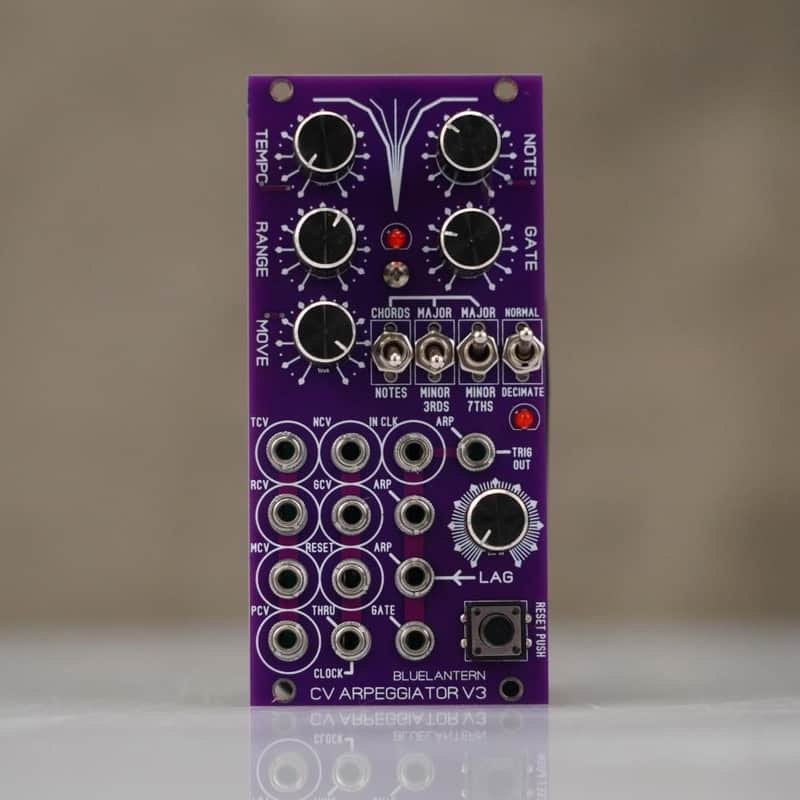 Blue Lantern CV Arpeggiator V3 Eurorack Synthesizer Module #58466 image 1