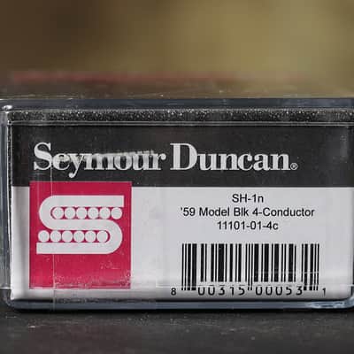 Seymour Duncan SH-1N 59 Model 4 Conductor Neck Black PAF Les Paul Pickup image 3