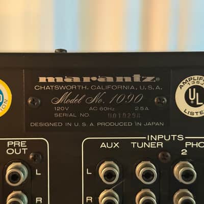 🎶✨ Marantz Model 1090 Stereo Integrated Amplifier — Serviced, Cleaned, Ultrasonically Cleaned Knobs, Tested image 17