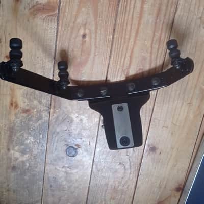 Tama Star-Cast Mounting System - Black Matte 8" Tom Suspension Mount with Chrome Bracket image 4