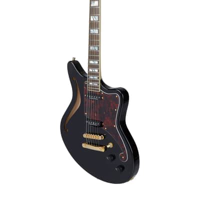 Deluxe Bedford SH - Offset Semihollow with Hardshell Case - Manufacturer's Sample - One of a Kind - Black image 6