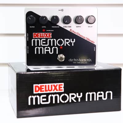 Electro-Harmonix Deluxe Memory Man 550Ms Analog Delay / Chorus / Vibrato Black / Silver image 1