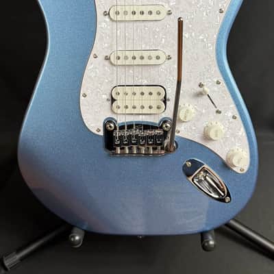 G&L Tribute Legacy HSS Electric Guitar Lake Placid Blue Finish image 2