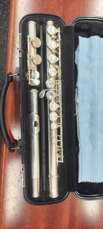 Yamaha YFL-200AD II Advantage Flute 2010s - Silver image 1