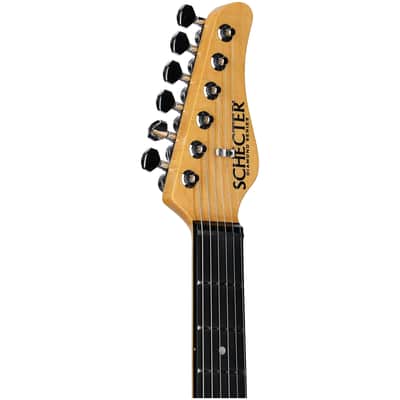 Schecter Japan PT Classic Electric Guitar (with Case), Transparent Fade Burst, Open Box (Very Good) image 7