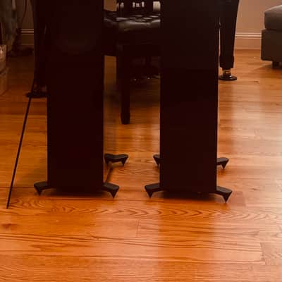 KEF R7 Floor Standing Speakers; Gloss Black; Like new! image 4