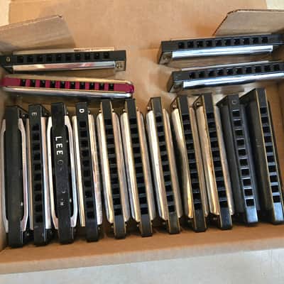 Harmonica LOT of 15~Hohner, Lee Oskar, Blues Harp image 5