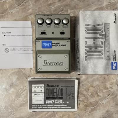 Ibanez PM7 Phase Modulator [NOS - New Old Stock] ToneLok Series - Grey Silver with Box and Manual image 24