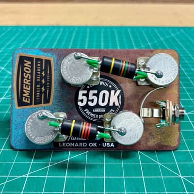 Emerson Custom Les Paul Premier Pro Prewired Kit - 550k long shaft pots