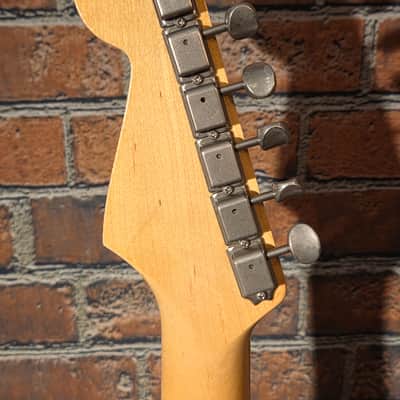 S-Style Partscaster - Aged Lake Placid Blue Body, Fender Custom Shop Neck & Bridge Pickups, Seymour Duncan SSL-1 Middle Pickup image 17