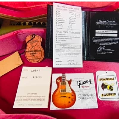 Gibson Les Paul Standard 1959 R9 2009 Dark Cherry Sunburst image 23