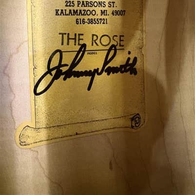 HERITAGE Johnny Smith The Rose Black [N36401] (06/01) image 22