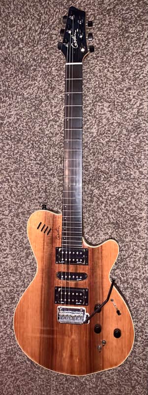 Godin xtSA Koa Natural piezo synth ready electric guitar made in the usa and Canada image 1