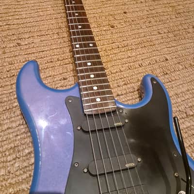Kramer Pacer Deluxe 1986 Flip Flop Blue Reb Beach Tribute image 13