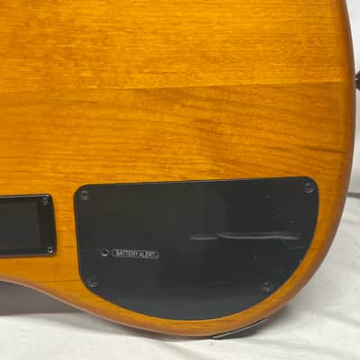 Yamaha TRBX605FM 5-String Electric Bass- Matte Amber image 15