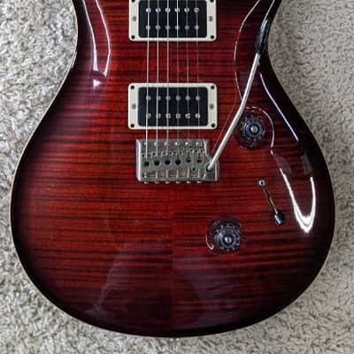 PRS - Paul Reed Smith Custom 24 Fire Red Elec. Guitar - 10 Top in Hardshell Case image 1