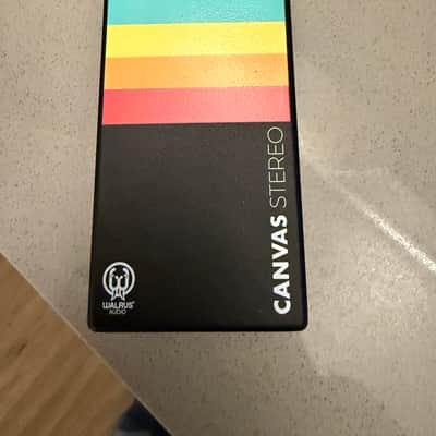 Walrus Audio Canvas Stereo Dual Line Isolator Direct Box 2022 - Present - Black w/ Rainbow Graphic image 1