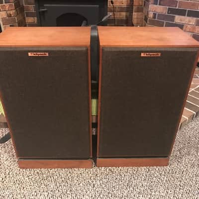 Klipsch KG4 vintage stereo speakers with oiled walnut cabinets shipping in the USA NOW available image 1