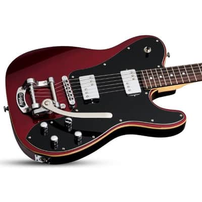 Schecter PT Fastback II B Electric Guitar Metallic Red image 3
