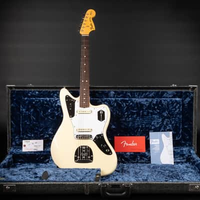 2014 Fender Johnny Marr Signature Jaguar RW - Olympic White | USA The Smiths Bare Knuckle Pickups | CoA OHSC