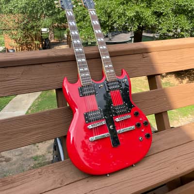 Ibanez Doubleneck 1974 - Red image 1