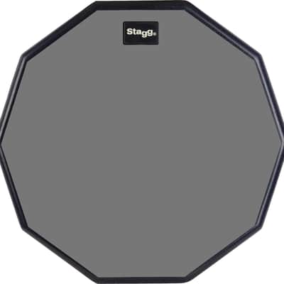 Stagg Rubber Practice Pad - 12" Grey image 1