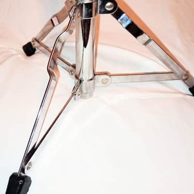 UNMARKED LOW BOY SNARE STAND ADJUSTS 18-21"- CHROME- FREE SHIP TO C-USA! image 6