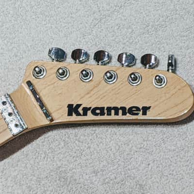 Unbranded Guitar Neck Kramer with Chrome Ibanez Tuning Keys for Parts image 3