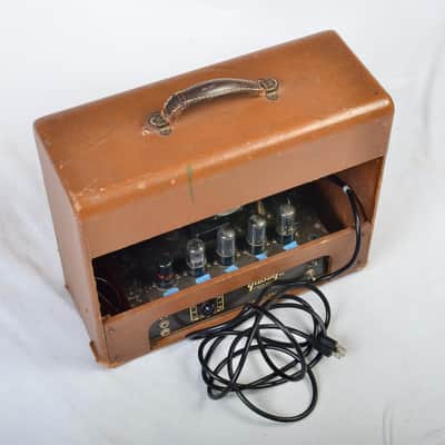 Gibson BR-6F 3-Input 10-Watt 1x10" Guitar Combo 1953 - Brown image 13