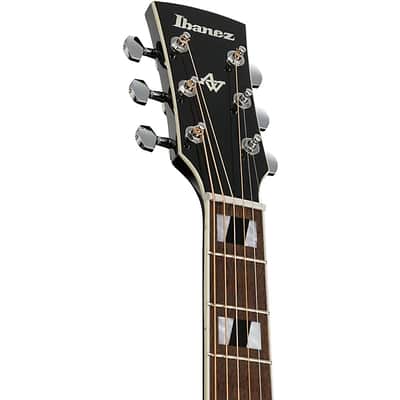 Ibanez AJ70M1EBK Artwood Jumbo Acoustic-Electric Guitar - Black High Gloss image 5